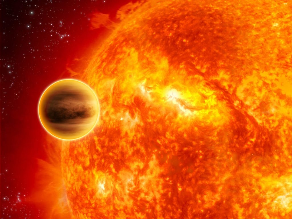 WASP-76b, el exoplaneta infierno donde llueve hierro fundido