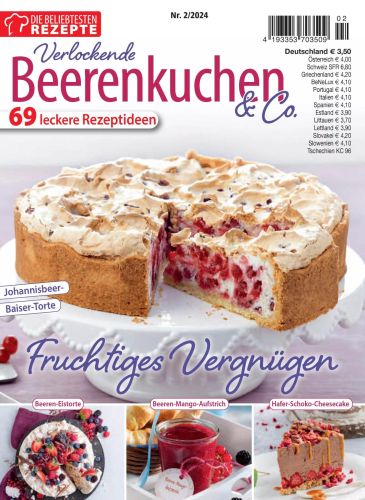 Cover: Die beliebtesten Rezepte Magazin No 02 2024