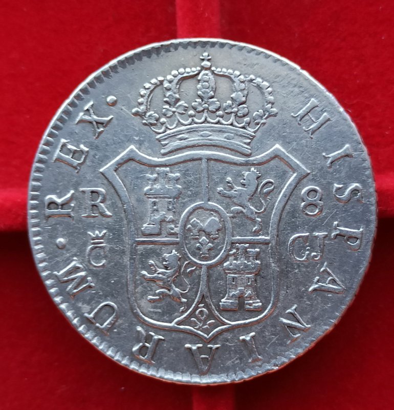 Fernando VII 8 reales 1814 Cádiz 67