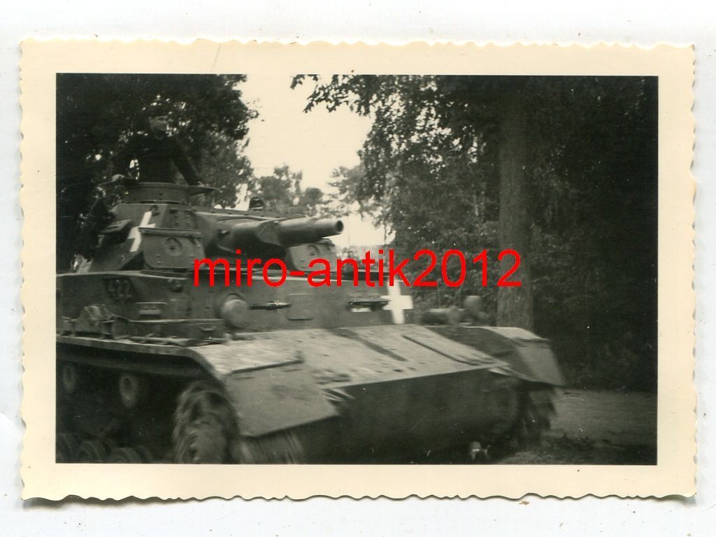 Foto, Wehrmacht, Panzer, Einmarsch in Biała Pisk