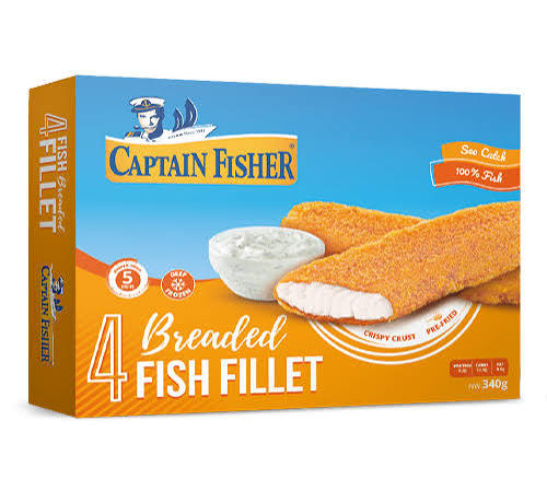 Captain Fisher Fried Fish Fillet 340 g