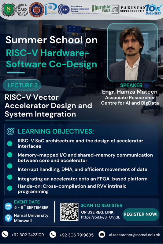 Lecture 3 poster: RISC-V Vector Accelerator Design and System Integration