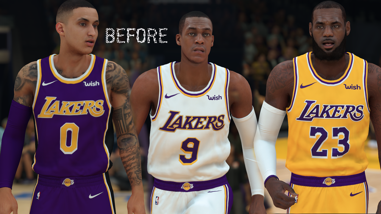 nba 2k14 lakers jersey