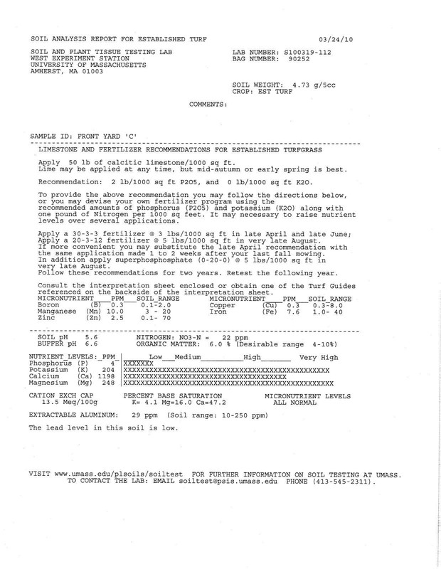 Doug Reppen-Soil-2010 UMASS soil test