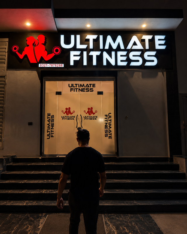 Ultimate Fitness gym entrance
