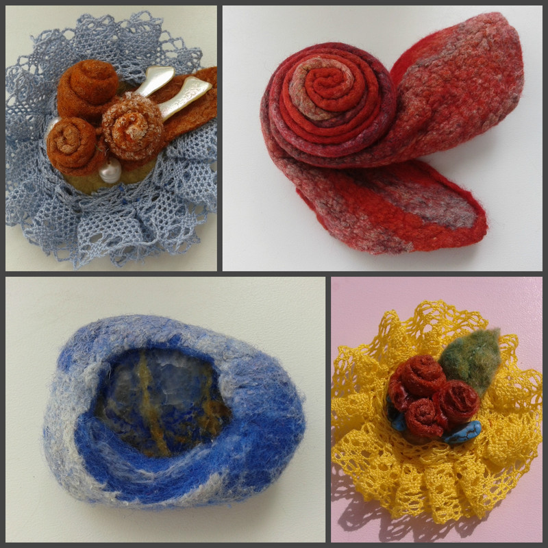 новый коллаж броши