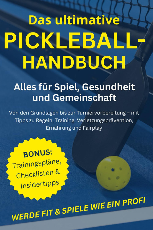 Das ultimative Pickleball-Handbuch Cover