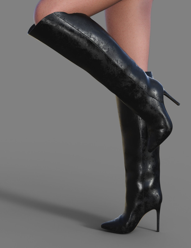 Heeled Boots 2 For Genesis 9