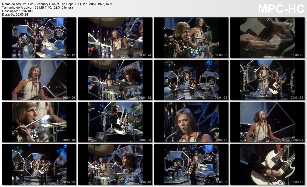 Pilot - January (Top of The Pops) (HDTV 1080p) [25.12.1975]