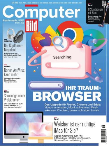 Cover: Computer Bild Magazin No 16 vom 28  Juli 2023