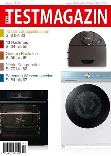 Cover: Etm-Verbrauchertest Magazin Dezember No 12 2022