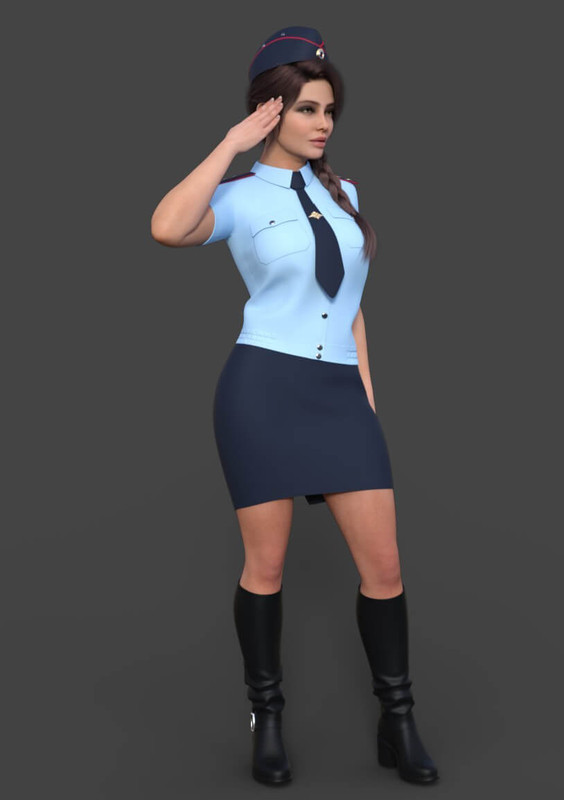 dForce Russian Police Uniform for GF9