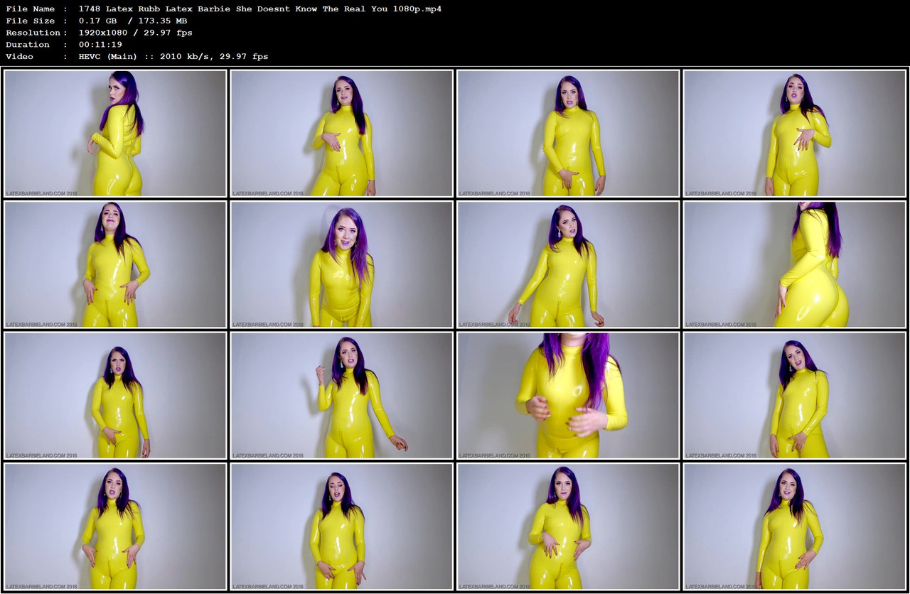 1748 Latex Rubb Latex Barbie She Doesnt Know The Real You 1080p mp4