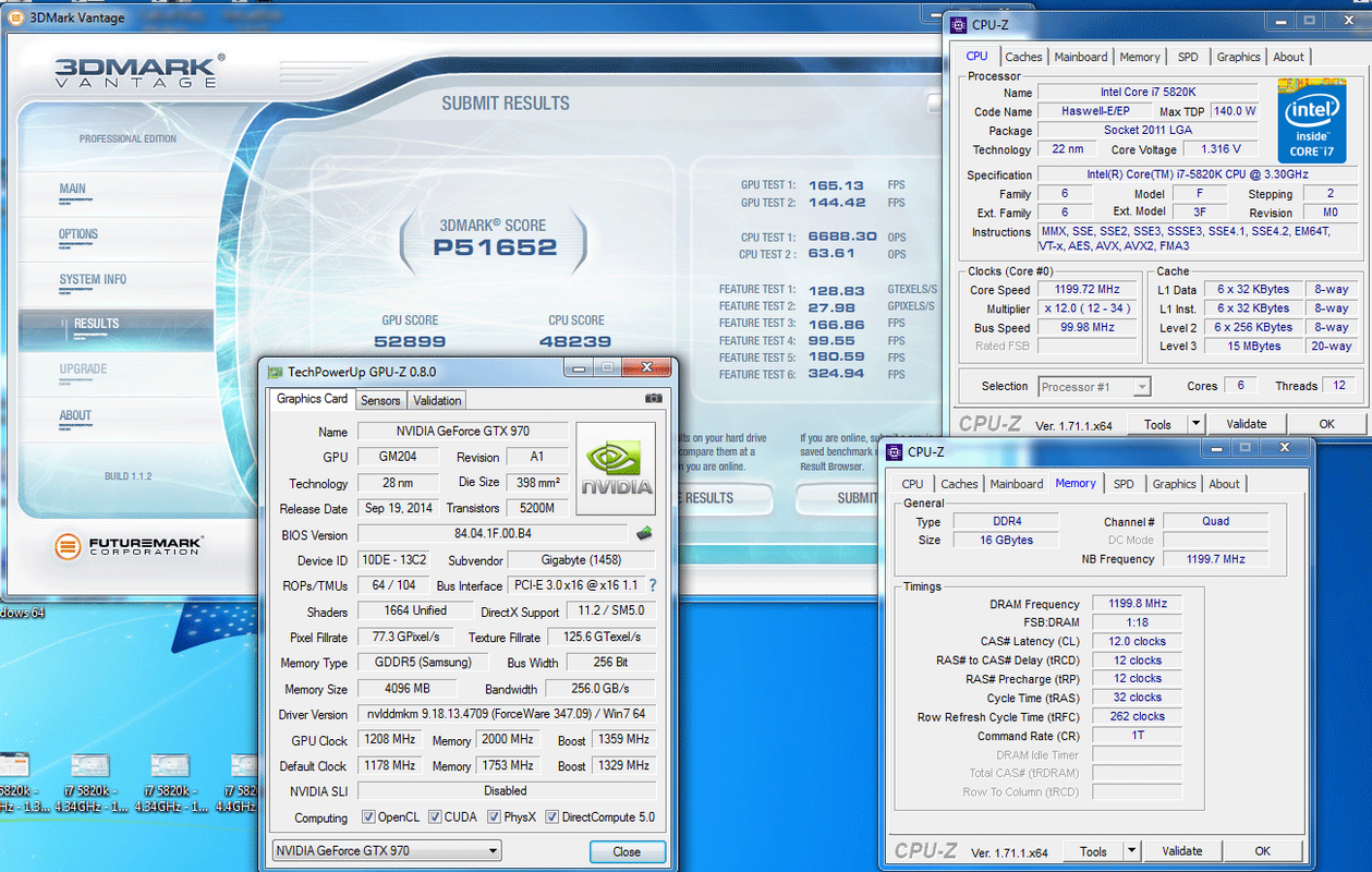 3DMark Vantage i7 5820k GTX970