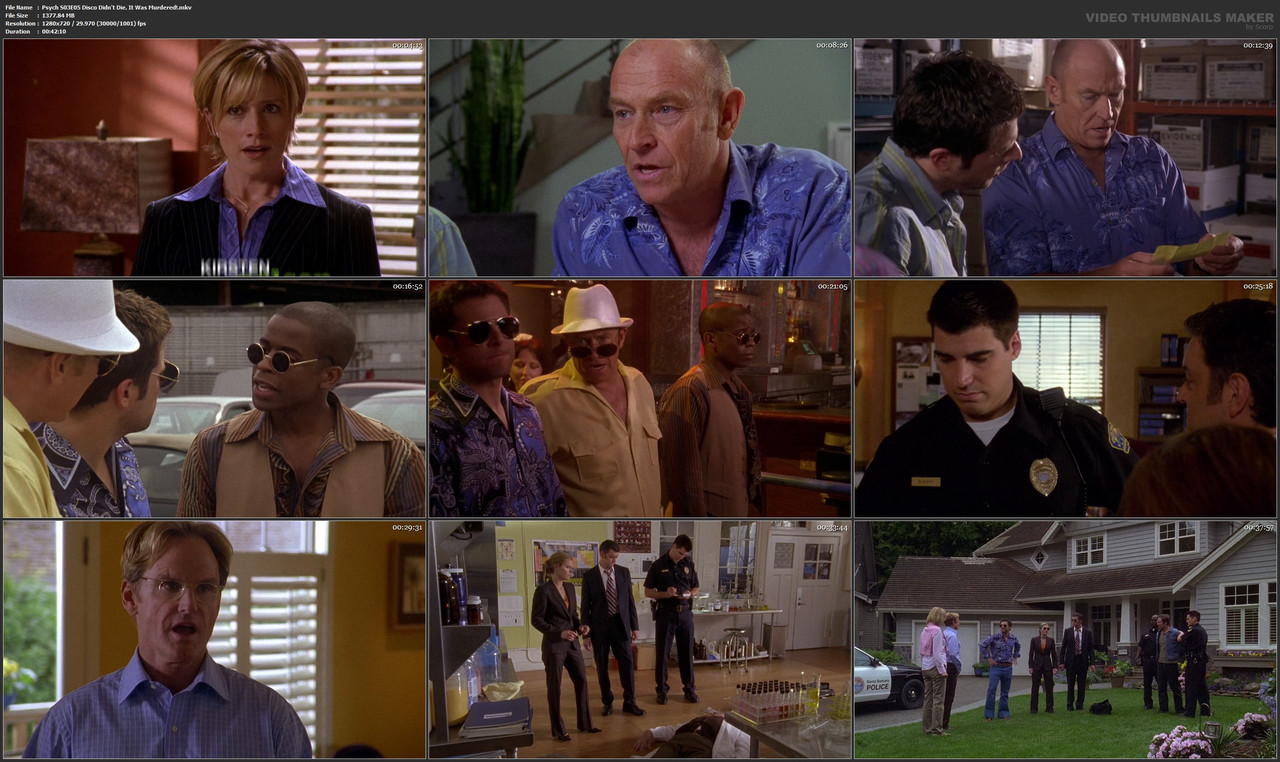 Psych S03E05 Disco Didn't Die. It Was Murdered!.mkv
