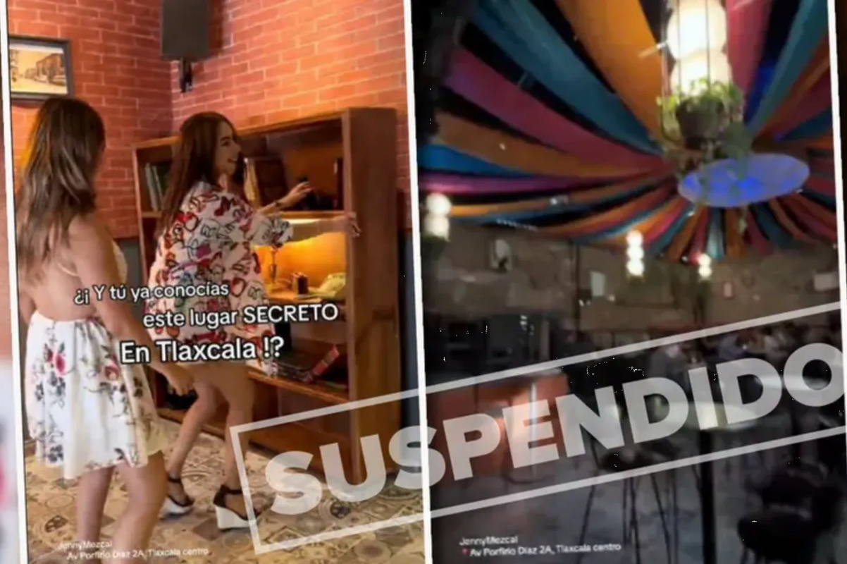 Tiktoker viraliza un bar secreto en Tlaxcala y lo terminan clausurando