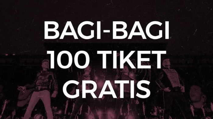 PK Entertainment dan Sound Rhythm, bagi-bagi 100 tiket konser Westlife gratis di Jakarta pada 11 Februari 2023 mendatang.