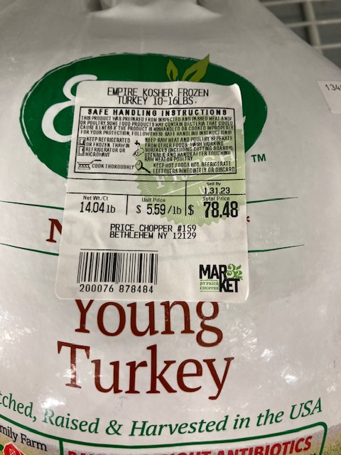 Turkey price