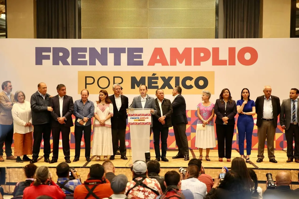 Aspirantes del PAN, PRI y PRD a la Jefatura de Gobierno por el Frente Amplio