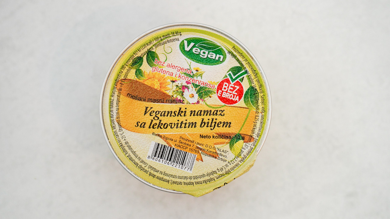 Veganski namaz lekovito bilje