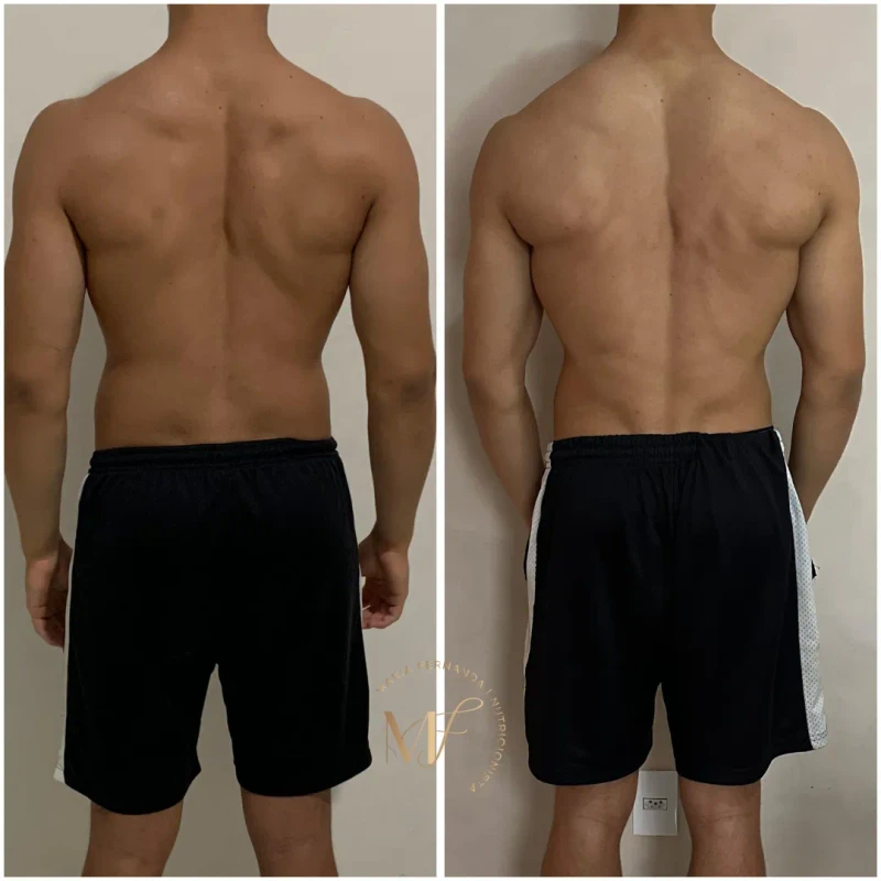 Before and after transformation 1