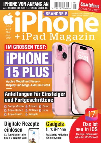 Cover: iPhone + iPad Magazin No 01 April-Mai-Juni 2024