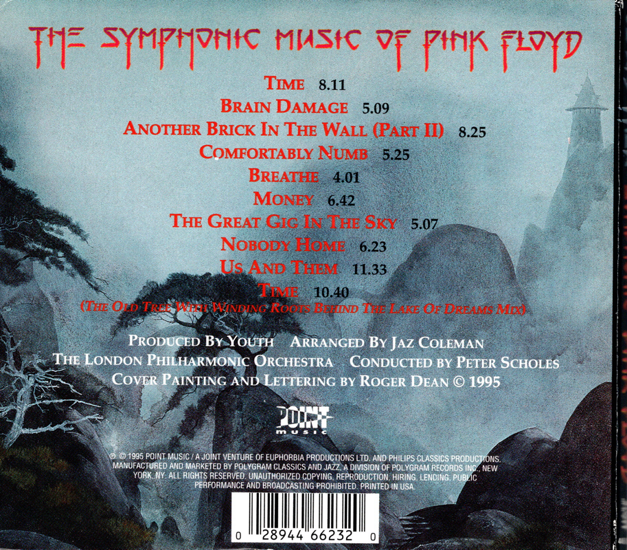 Symphonic Pink Floyd CD back