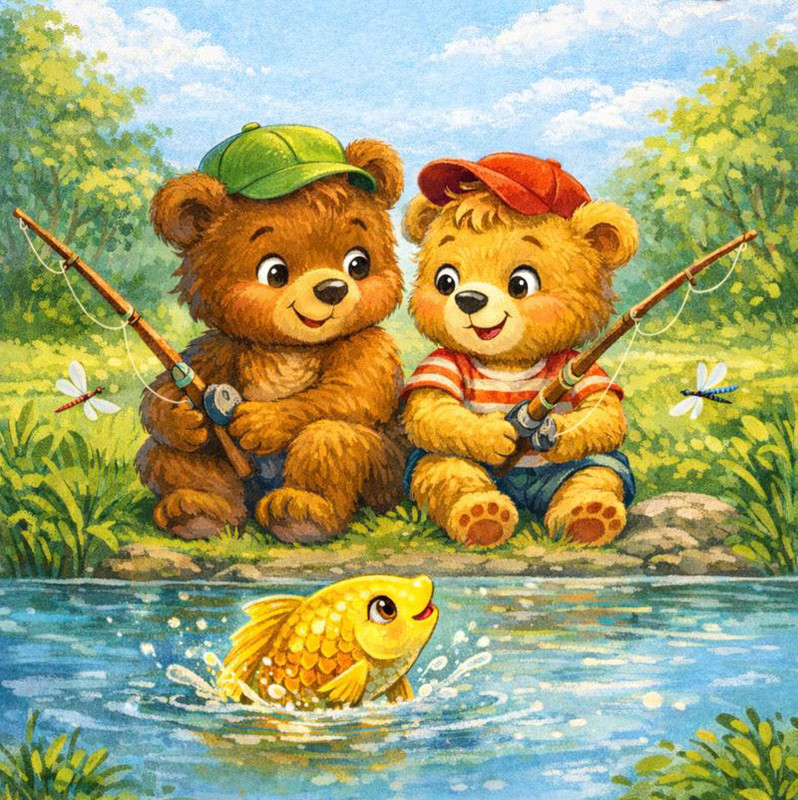 Чарівна рибалка Буха і Плюха