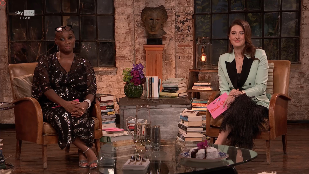 11.22 - 17.00.00 - Sky Arts Book Club Live. Andi Oliver and Elizabeth....ts_snapshot_02.00.44.392