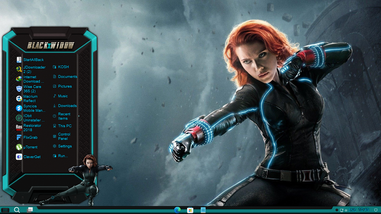Black Widow Blue