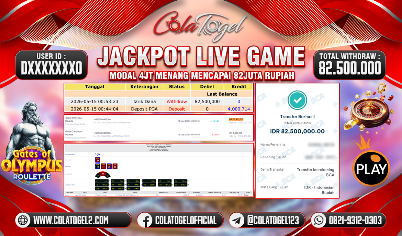 JACKPOT LIVE GAME!!