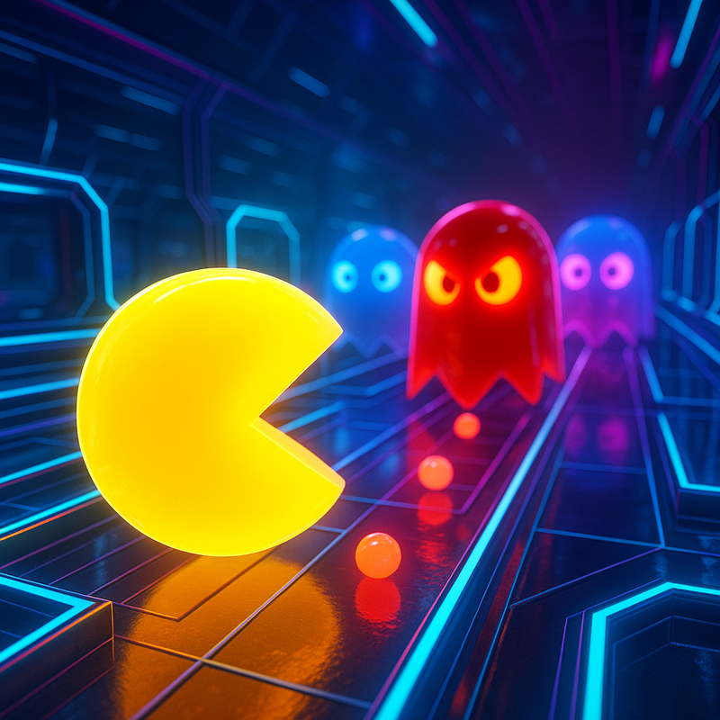 🟡 Pac-Man faz 45 anos: de pizza mordida a ícone pop que ainda corre dos fantasmas