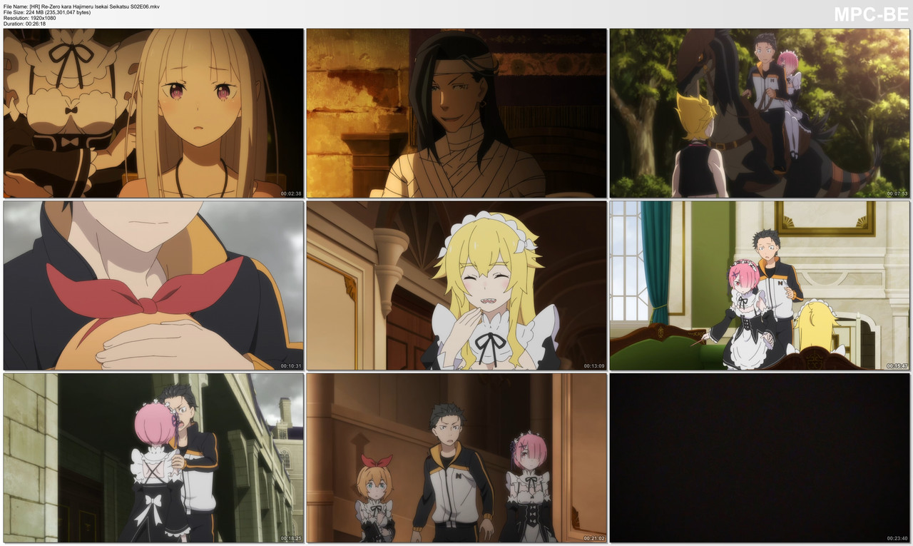 [HR] Re:Zero kara Hajimeru Isekai Seikatsu S02E06 [1080p HEVC Multi] HR-GZ