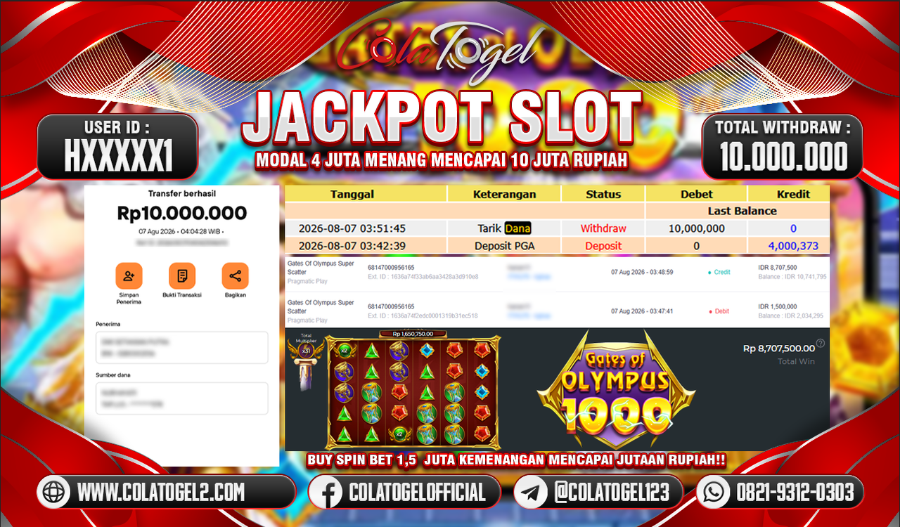 JACKPOT SLOT GACOR!!