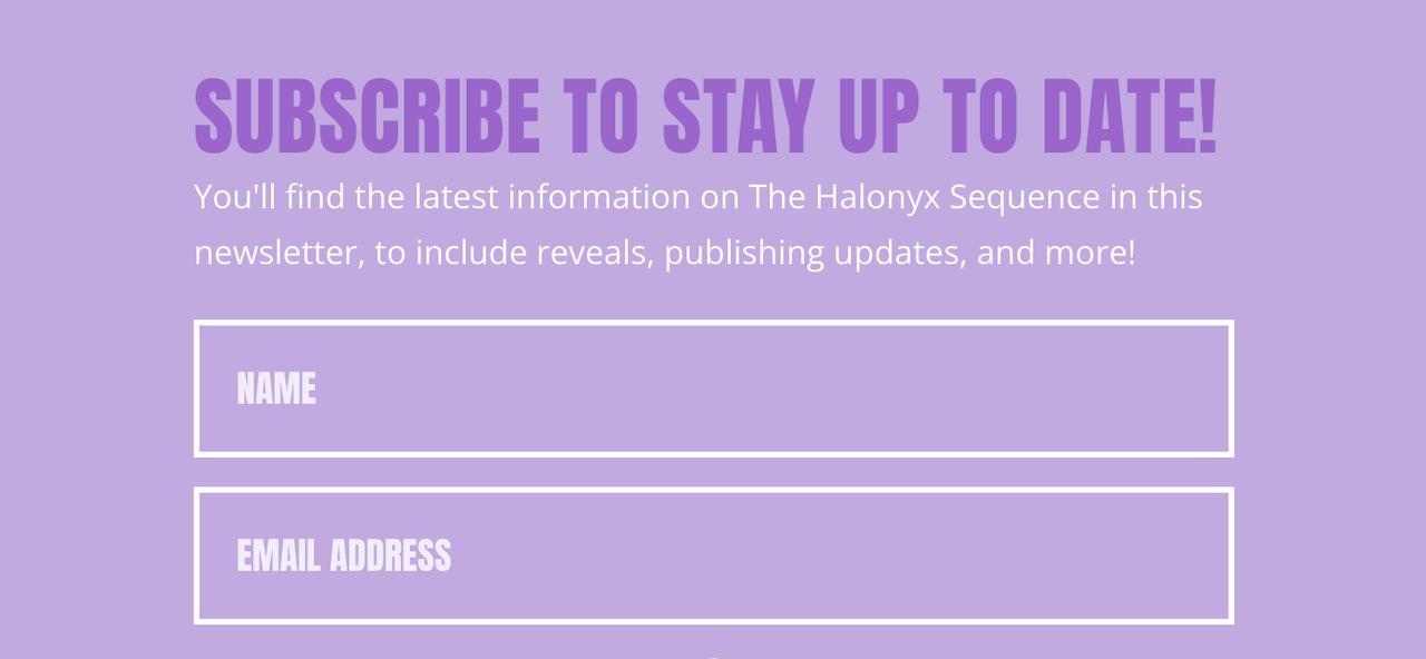 Subscribe to the Newsletter!