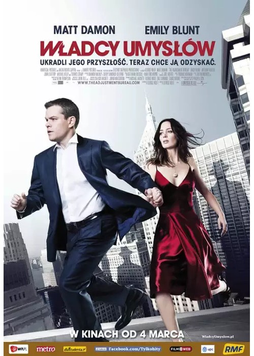 Władcy umysłów / The Adjustment Bureau (2011) MULTi.1080p.WEB-DL.H.264-DSiTE / Lektor i Napisy PL