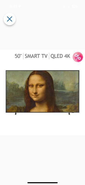 COSTCO: Pantalla SAMSUNG THE FRAME 50” 
