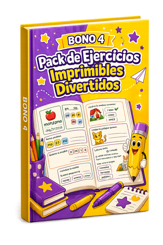 Bono 4 — Pack de Ejercicios Imprimibles Divertidos