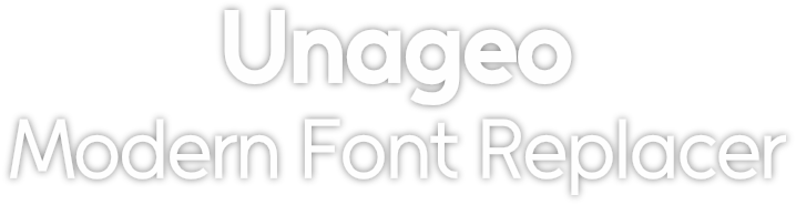Unageo - Modern Font Replacer at Skyrim Special Edition Nexus - Mods ...