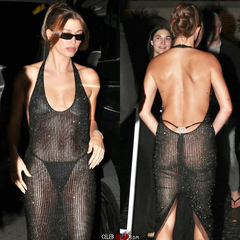 hailey-bieber-see-thru-dress