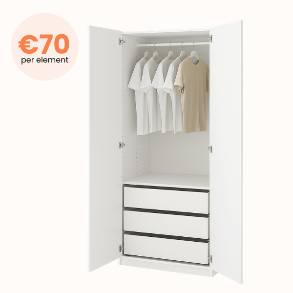 IKEA PAX kast montage