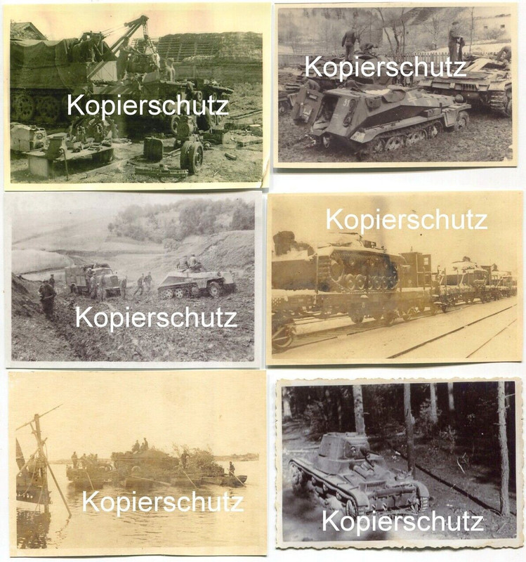 11 x REPRO Sturmgeschütz , Munitionsschlepper Beute sonstiges