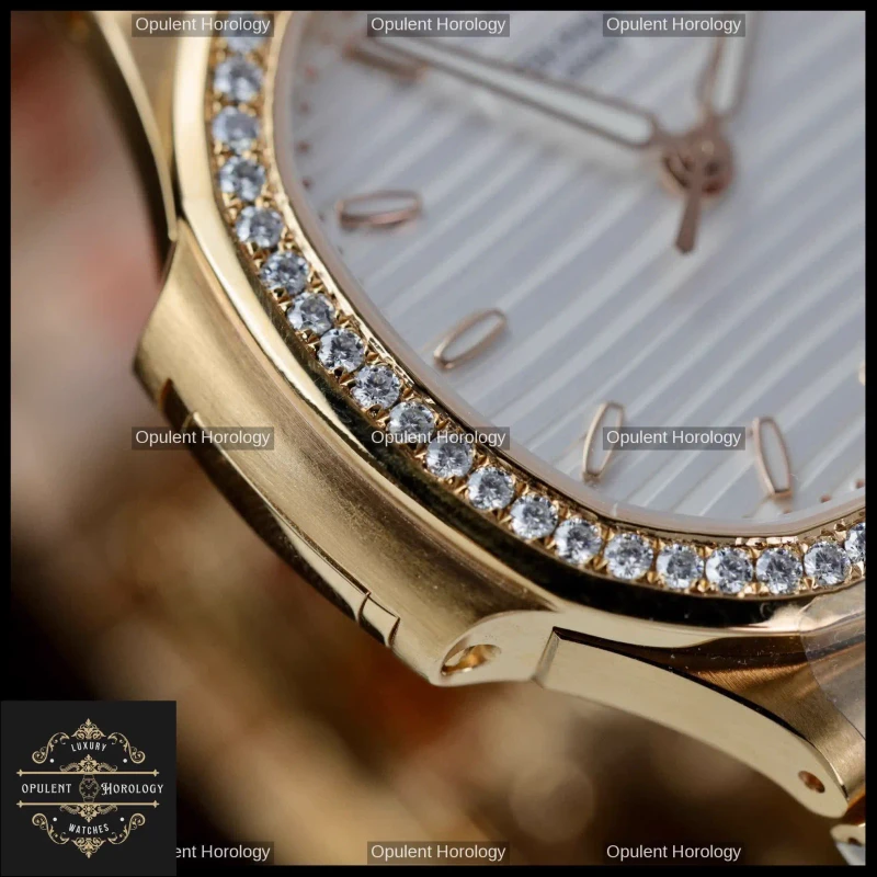 Patek Philippe Nautilus 7118 Women's Replica 18k Gold Plated 35mm Automatic