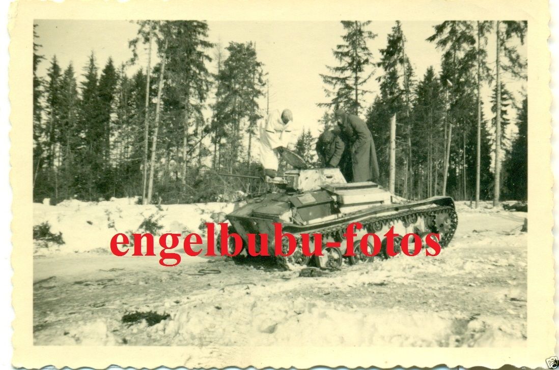 Russischer Panzer T-60 - Rußland-Schlacht - WINT