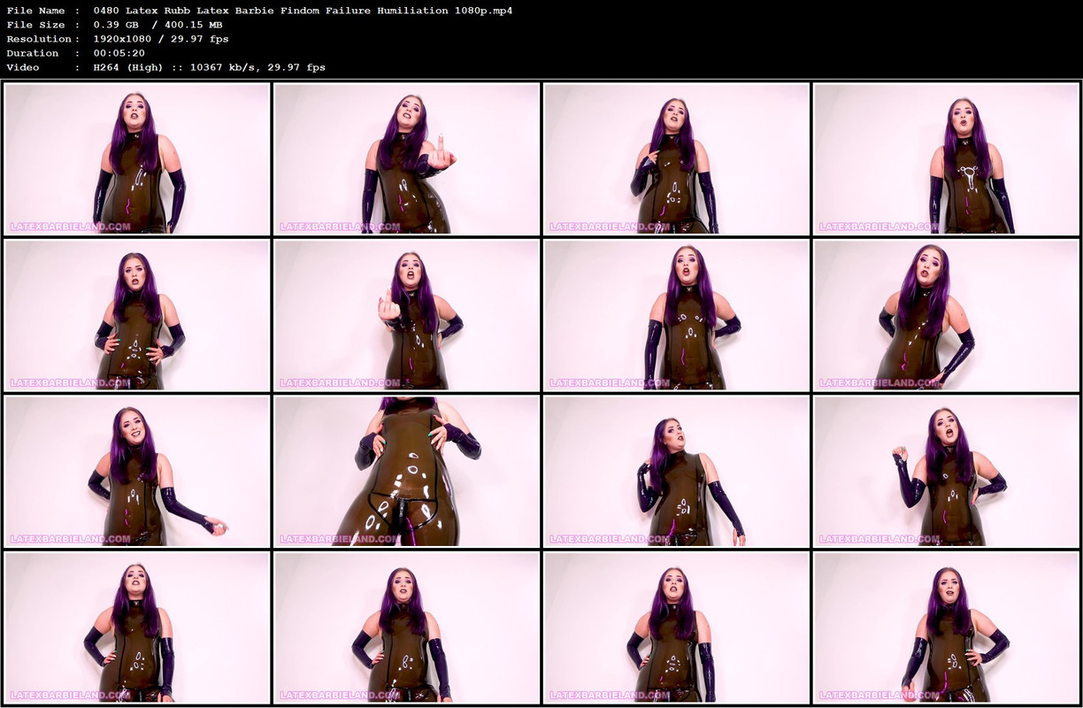 0480 Latex Rubb Latex Barbie Findom Failure Humiliation 1080p.mp4