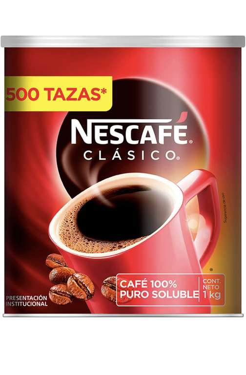 Amazon: Nescafe Clásico Soluble 1kg 
