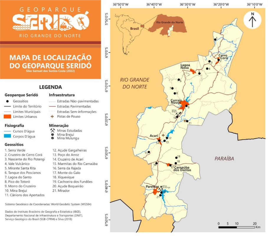 mapa geoparque