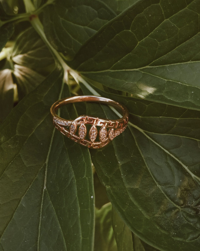 Rose gold ring