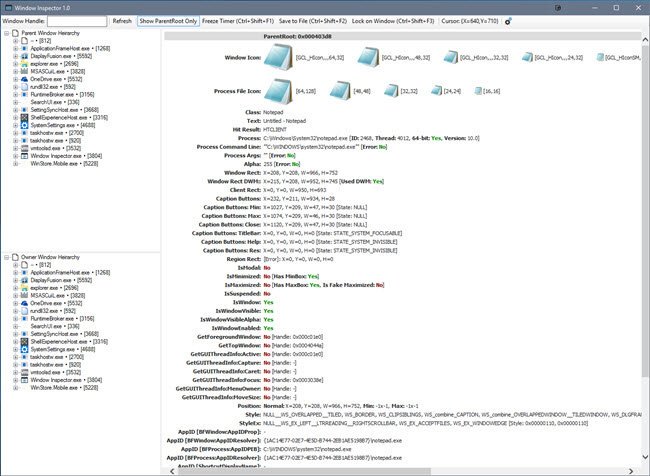 Window Inspector 2.4.1 Window Inspector 2.4.1