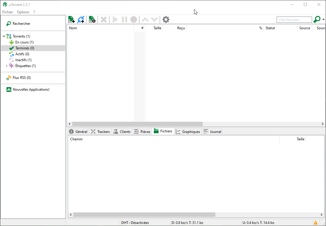 µTorrent 2.2.1